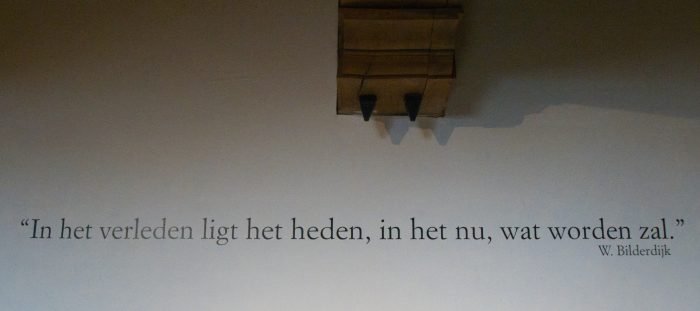 Spreuk van W. Bilderdijk - Kasteel Doorwerth